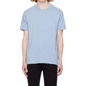 NEW RAG & BONE classic flame tee in desert blue